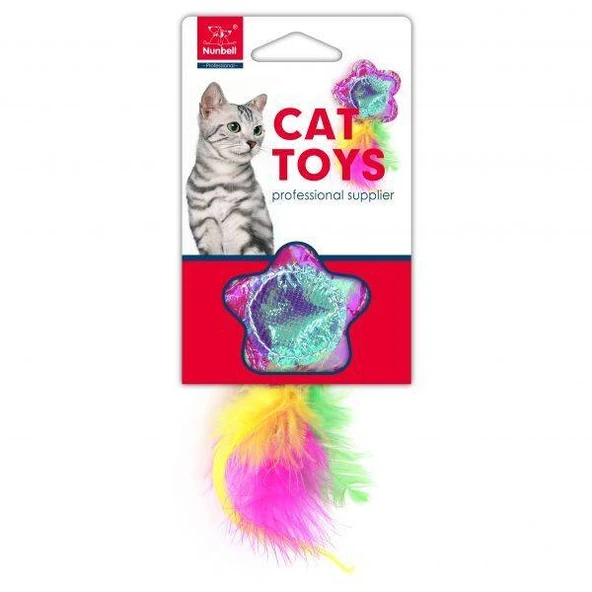 Nunbell Kedi Oyuncağı Yıldız Tüylü ürün görseli 1
