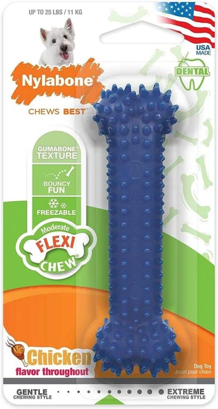 Nylabone Tavuk Aromalı Köpek Çiğneme Kemiği Small ürün görseli 1