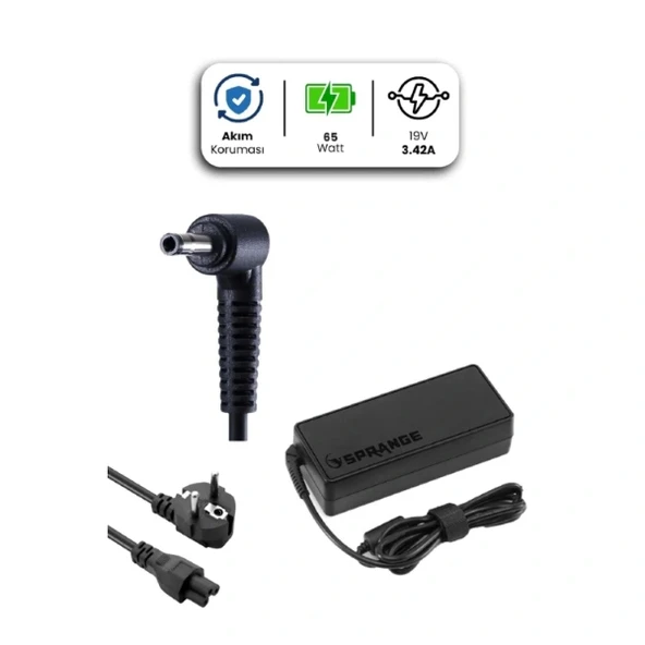 19V 3.42A 4.0 * 1.35mm 65W ASUS İçin Laptop Adaptör ürün görseli 1