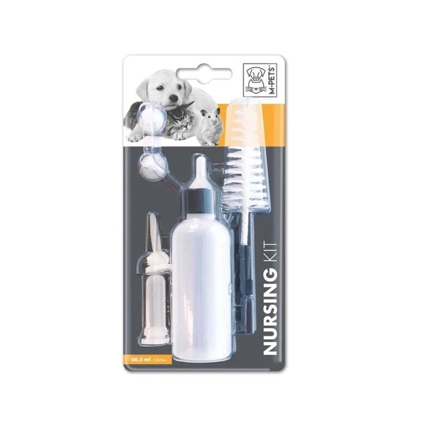 M-Pets Kedi ve Köpekler İçin Biberon Seti 66.5 ml ürün görseli 1