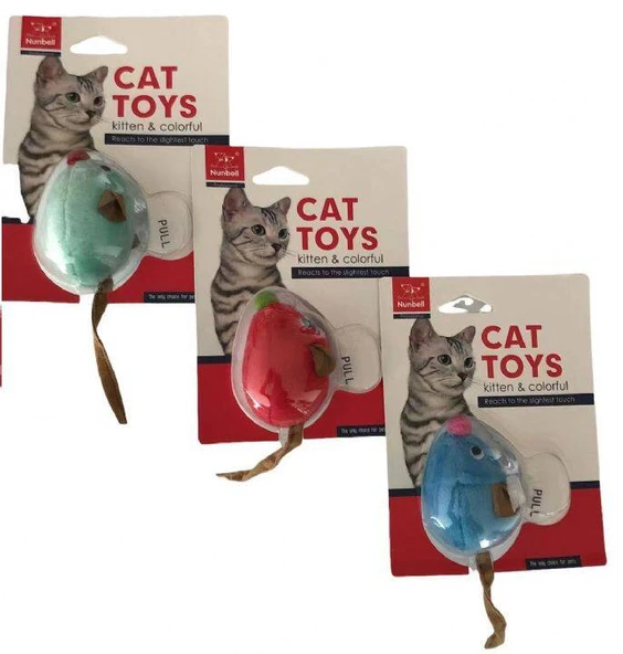 Nunbell Sesli Titreşimli Kedi Fare Oyuncagı ürün görseli 1
