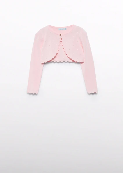 Mayoral Abel Lula Kız Çocuk Portofino Bolero Pembe - Resim 2