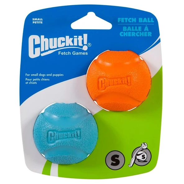 Chuckit! Fetch Ball 2'li Köpek Oyun Topu Küçük Boy ürün görseli 1