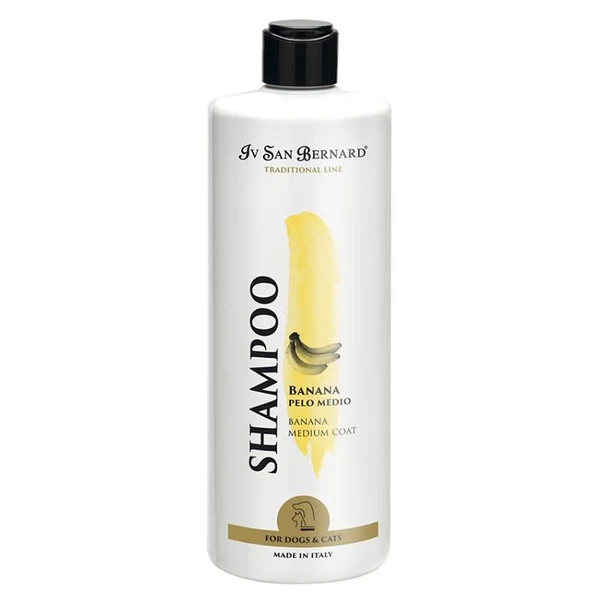 Iv San Bernard Banana Shampoo Medium Hair Orta Uzunluktaki Kürke Sahip Kedi ve Köpekler İçin Muzlu Şampuan 500 ml ürün görseli 1