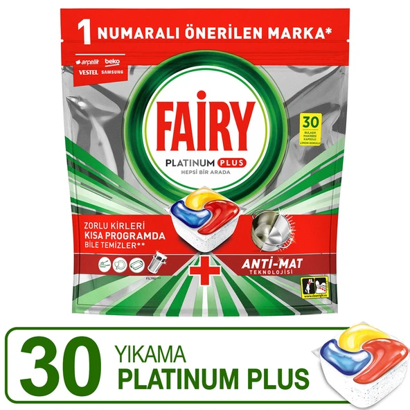Fairy Platinum Plus Kapsül 30 lu Limon Kokulu ürün görseli 1