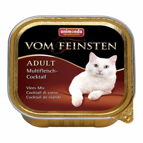 Animonda Vom Feinsten Karışık Etli Yetişkin Kedi Konservesi 100 Gr ürün görseli 1