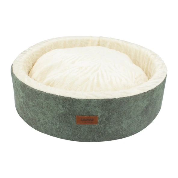 Lepus Mia Donut Yatak Yeşil 50x50x17 Cm ürün görseli 1