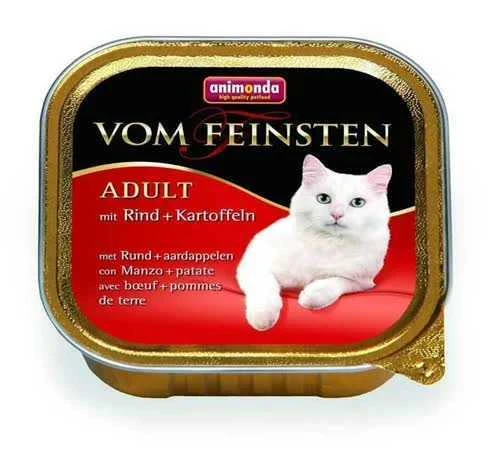 Animonda Vom Feinsten Biftekli Patatesli Kedi Konservesi 100 Gr ürün görseli 1