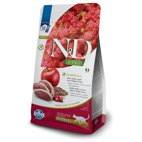 N&D Quinoa Hairball Kedi Maması 1,5 Kg ürün görseli 1
