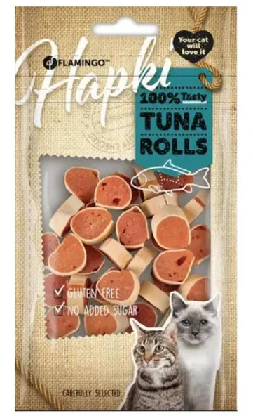 Flamingo Hapki Ton Balıklı Rolls Kedi Ödül Maması 50 Gr ürün görseli 1