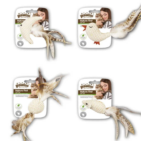 Pawise Nature First Kedi Oyuncağı 11x9 cm ürün görseli 1
