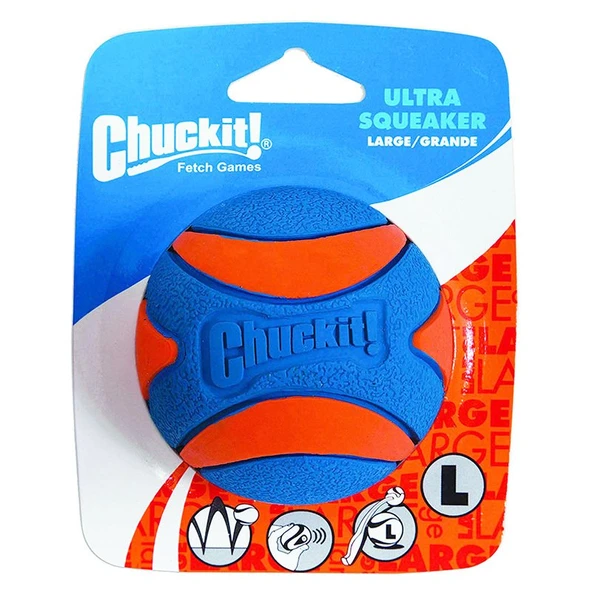 Chuckit! Utra Squeaker Sesli Köpek Oyun Topu Büyük Boy ürün görseli 1