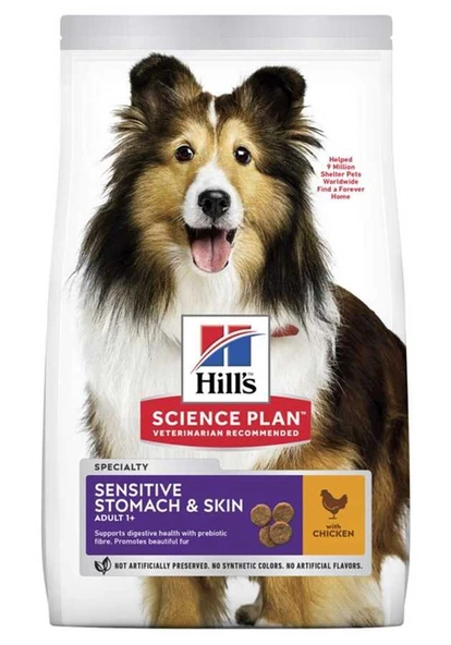 Hills Sensitve Skin Tavuklu Hassas Yetişkin Köpek Maması 14 Kg ürün görseli 1