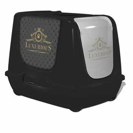 Moderna Trendy Luxurious Kapalı Kedi Tuvaleti 48.5X42.5X57.4 Cm ürün görseli 1