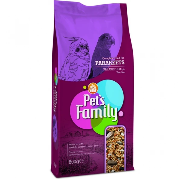 Pets Famıly Paraket Yemi 800 Gr ürün görseli 1