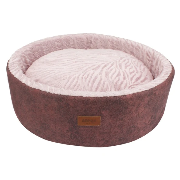 Lepus Mia Donut Köpek ve Kedi Yatak Bordo ürün görseli 1
