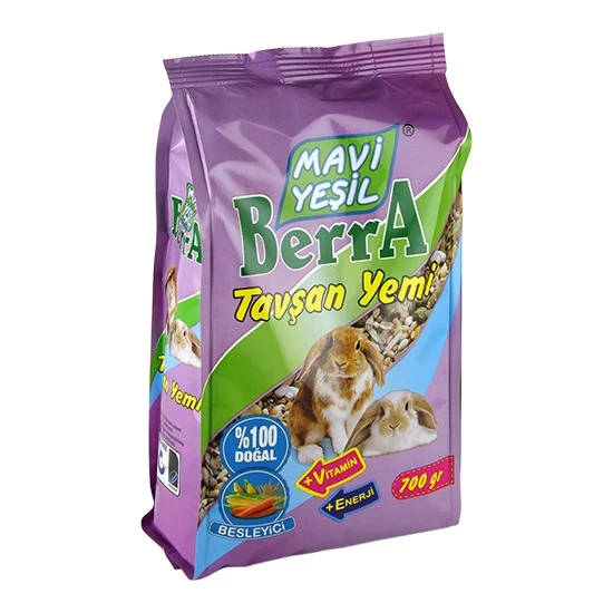 Mavi Yeşil Berra Tavşan Yemi 700 Gr ürün görseli 1