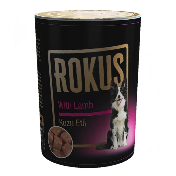 Rokus Kuzu Etli Köpek Konservesi 410 Gr ürün görseli 1