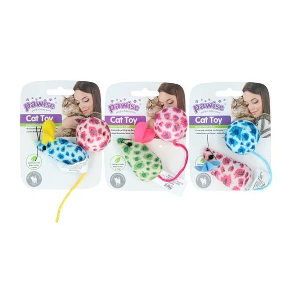 Pawise Simple Kedi Fare Peluş Oyuncak ürün görseli 1