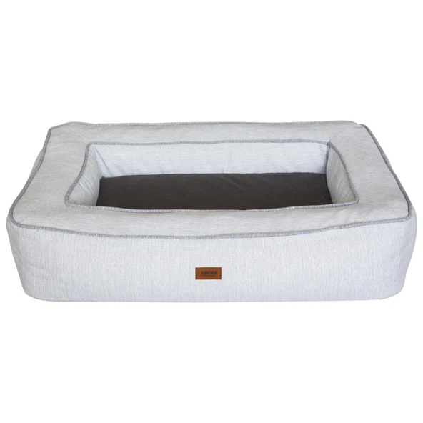 Lepus Visco Comfort Kedi Köpek Yatağı Light Gri Large ürün görseli 1
