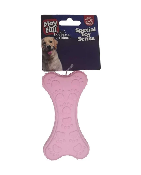 Playfull Pati Desenli Plastik Köpek Oyuncağı 10x5,5 Cm ürün görseli 1