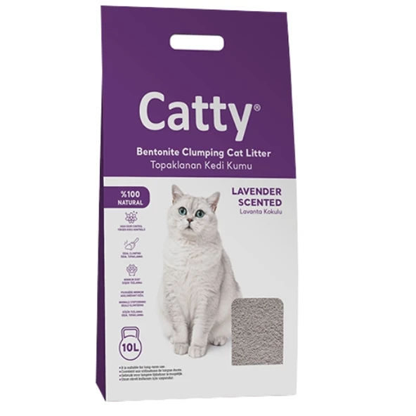 Catty Lavanta Kokulu Kedi Kumu 5 Lt ürün görseli 1