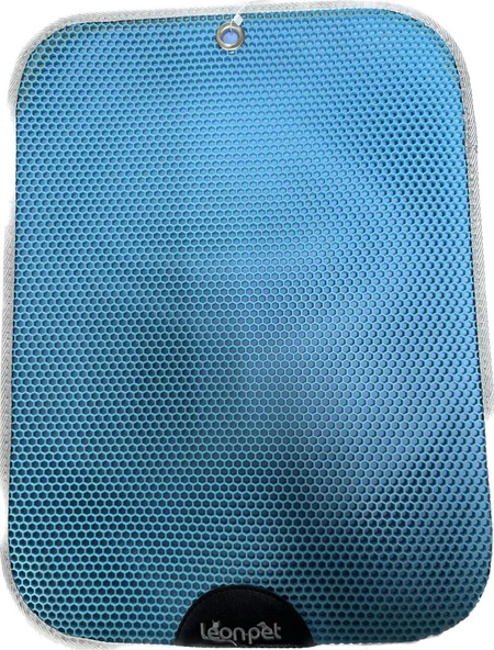 Leon Pet Kedi Tuvalet Paspası Turkuaz 60x45 Cm ürün görseli 1