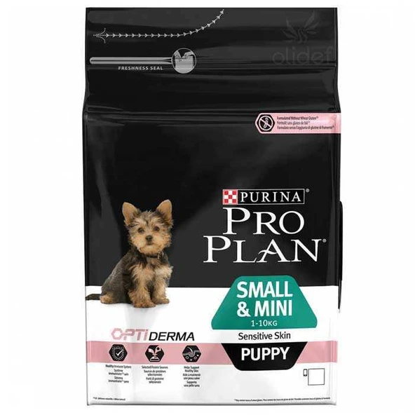 ProPlan Sensitive Somonlu Küçük Irk Yavru Kuru Köpek Maması 3 Kg ürün görseli 1