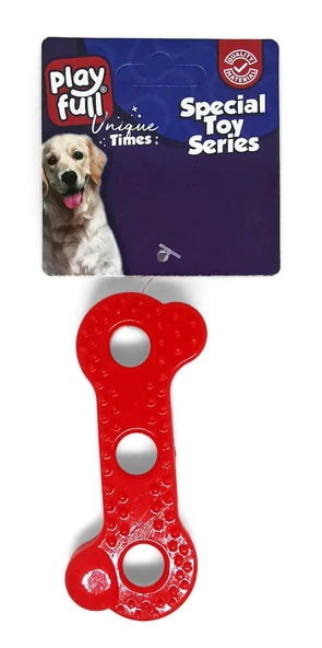 Playfull Kemik Şeklinde Köpek Oyuncağı 9,5x4 Cm ürün görseli 1