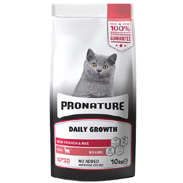 Pronature Tavuklu ve Pirinçli Yavru Kedi Maması 10 Kg ürün görseli 1