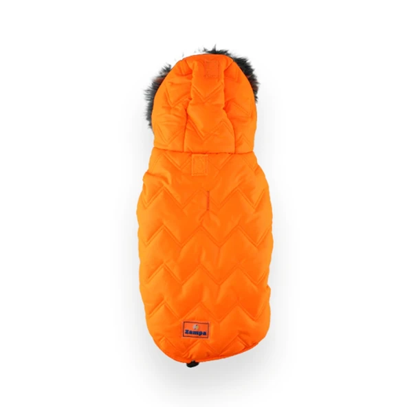 Zampa Space Kapüşonlu Mont Turuncu XLarge ürün görseli 1