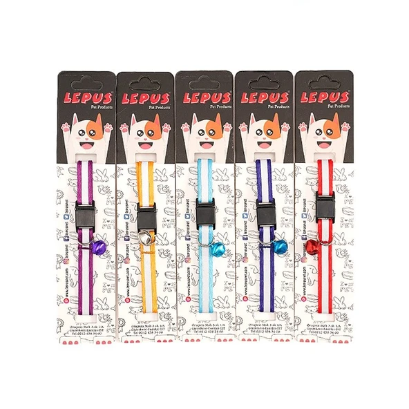 Lepus Kedi Boyun Tasması Reflektörlü 30 Cm ürün görseli 1