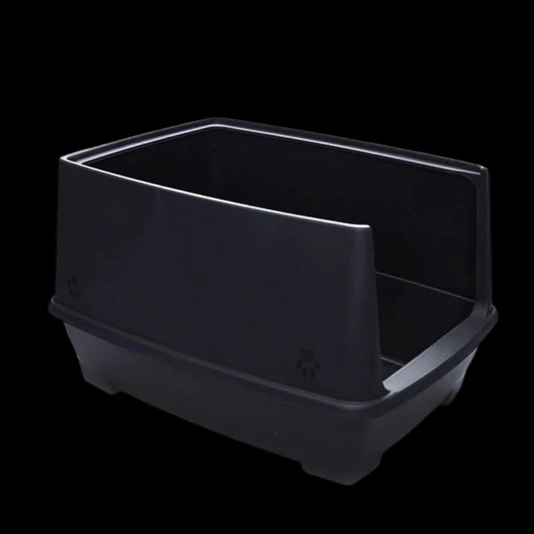 Lepus Relax Yarı Kapalı Kedi Tuvaleti Seti Karışık Renkli 48X36X31 Cm ürün görseli 1