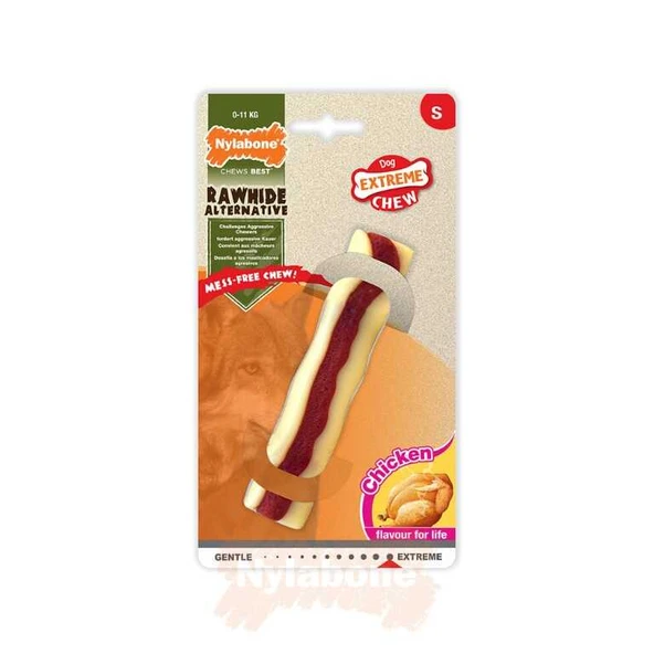 Nylabone Tavuk Aromalı Köpek Çiğneme Çubuğu Small 13 Cm ürün görseli 1