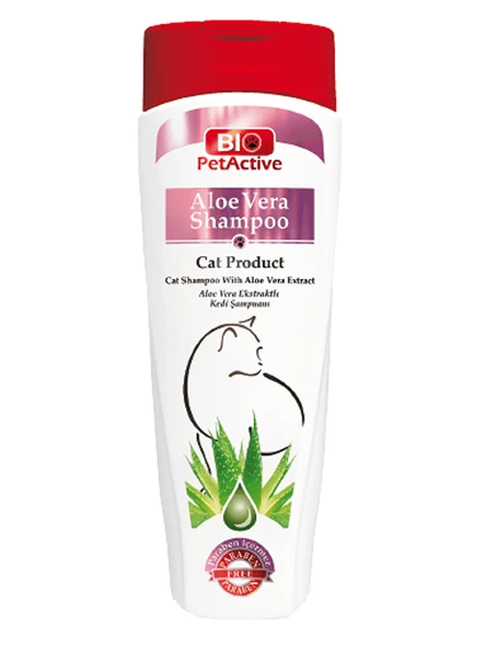 Bio Pet Active Natural Aloe Vera ve Buğday Özlü Kedi Şampuanı 400 ml ürün görseli 1