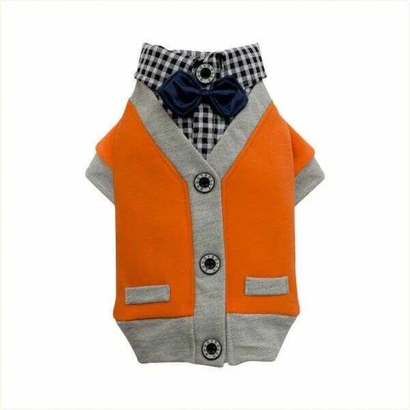 Doggy Dolly Papyonlu Turuncu Köpek Elbisesi XLarge ürün görseli 1