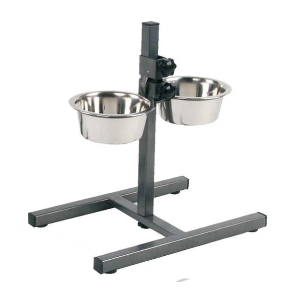 Pawise Ayarlanabilir Köpek Mama Kabı 350 Ml x2 ürün görseli 1