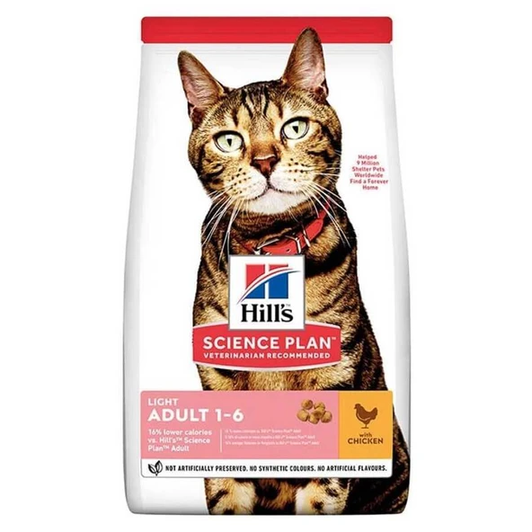 Hills Feline Light Yetişkin Kuru Kedi Maması 3 Kg ürün görseli 1