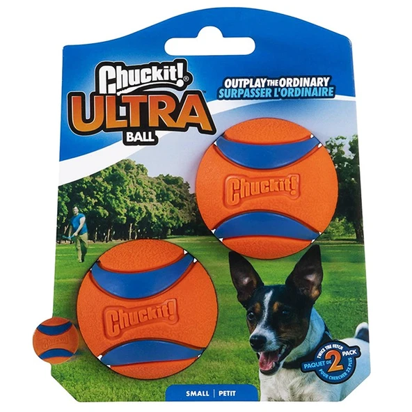 Chuckit Ultra Ball 2'li Köpek Oyun Topu Küçük Boy ürün görseli 1