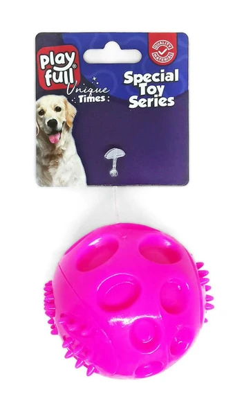 Playfull Plastik Renkli Top Köpek Oyuncağı 6 Cm ürün görseli 1