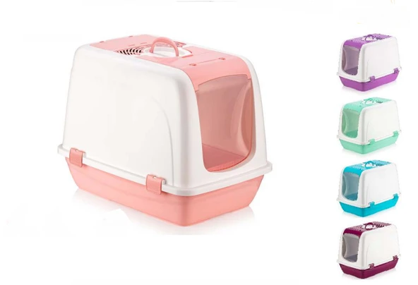 Lepus Kapalı Kedi Tuvaleti 46X66X52 Cm ürün görseli 1