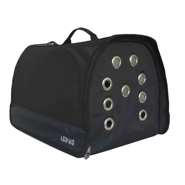Lepus Mesh Bag Kedi Köpek Taşıma Çantası Siyah ürün görseli 1
