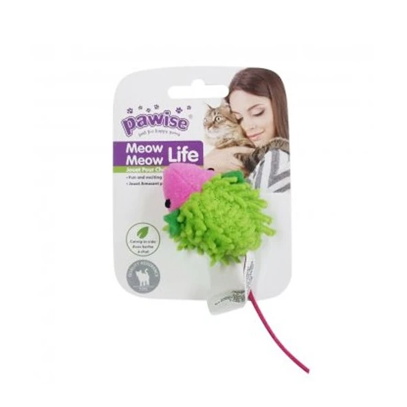 Pawise Meow Meow Life Kedi Yün Oyuncak Fare ürün görseli 1