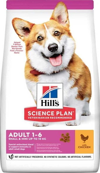 Hills Adult Small Mini İrk Tavuk Hindili Yetişkin Köpek Mamasi 1.5 Kg ürün görseli 1