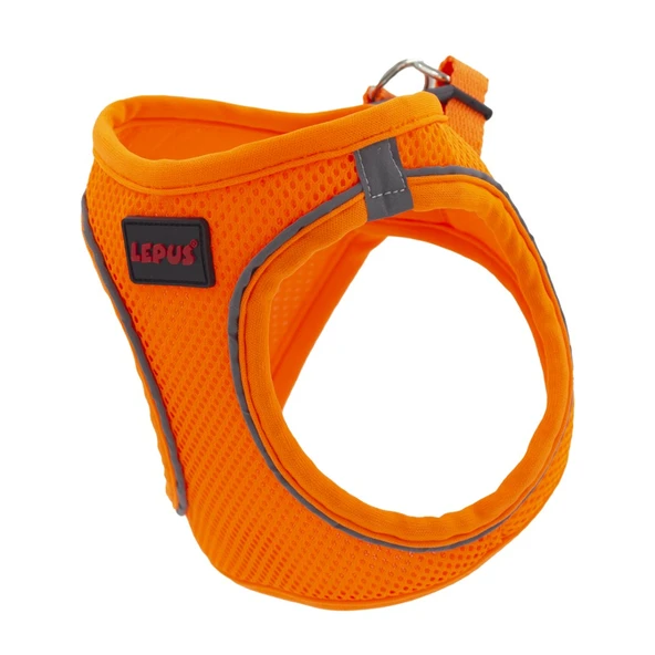 Lepus Pet Air Mesh Turuncu Göğüs Tasması Small ürün görseli 1