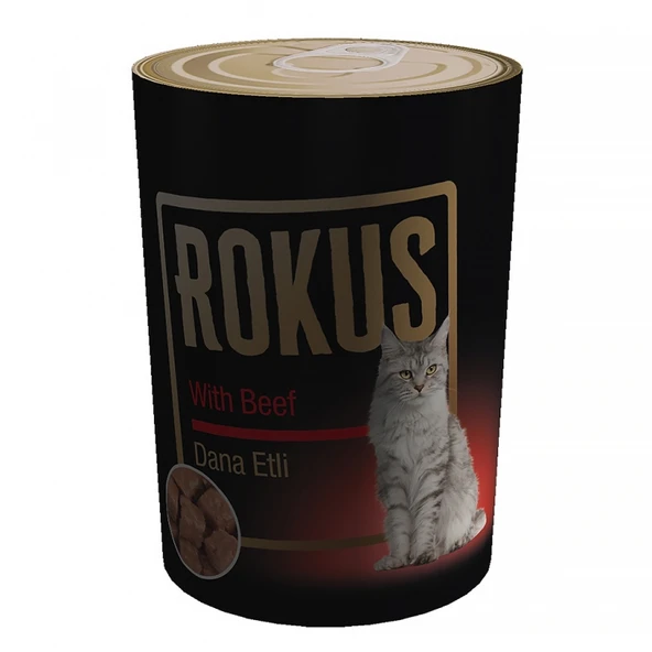 Rokus Dana Etli Kedi Konservesi 410 Gr ürün görseli 1