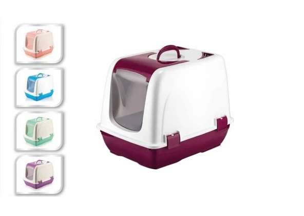 Lepus Kapalı Kedi Tuvaleti 37X40X40 Cm ürün görseli 1