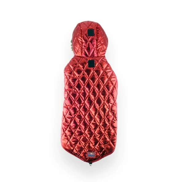 Zampa Shiny Kapüşonlu Mont Kırmızı XLarge ürün görseli 1