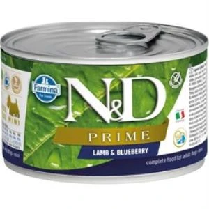 N&D Mini Prime Kuzulu Yaban Mersinli Köpek Konservesi 140 Gr ürün görseli 1
