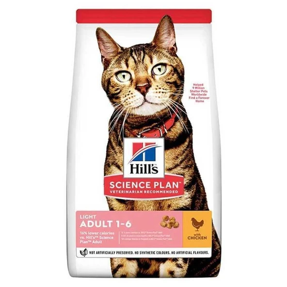 Hills Feline Light Yetişkin Kuru Kedi Maması 1,5 Kg ürün görseli 1